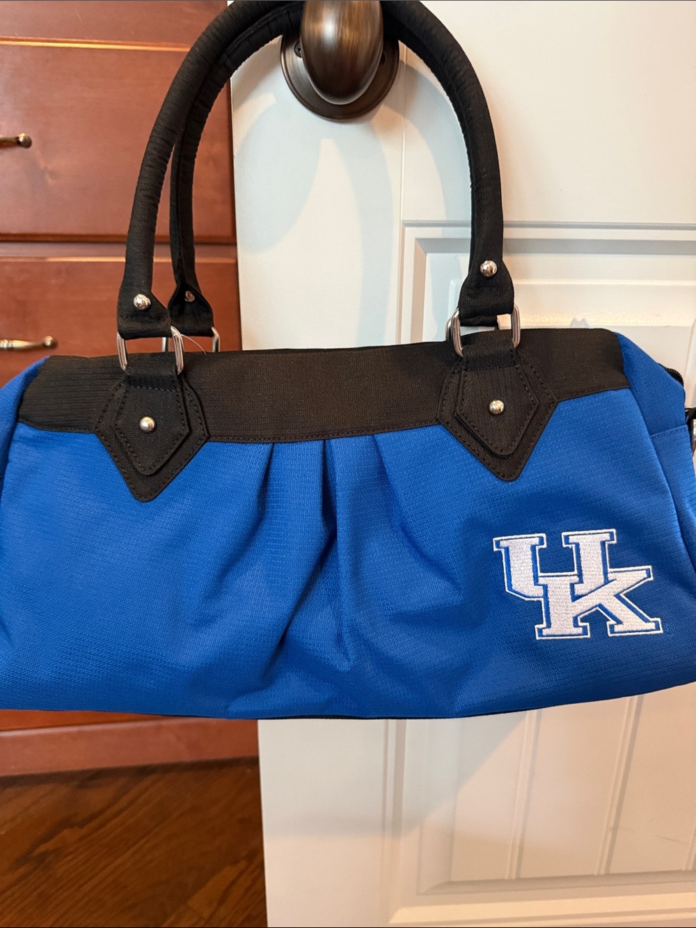 New Kentucky Blue UK Logo Shoulder Bag with Black Trim